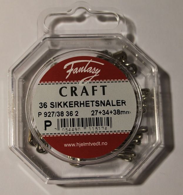 Hovedbilde Sikkerhetsnåler -3 størrelser