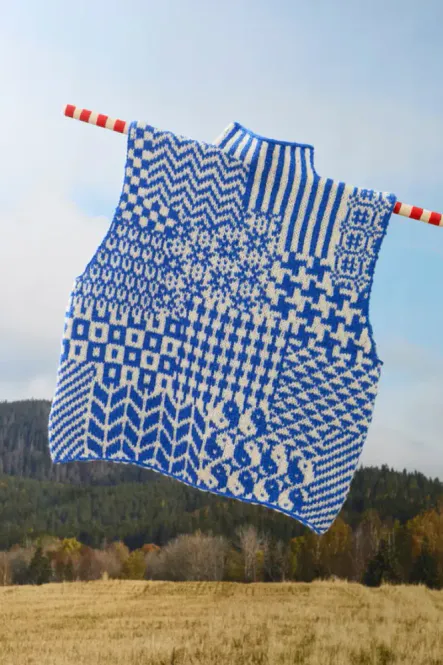 Hovedbilde Nordic Mix Vest | Strikkepakke