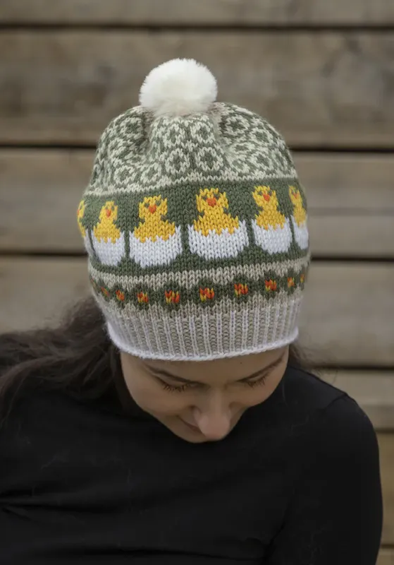 Påskelykke-lue i Viking Sportsragg | Strikkepakke