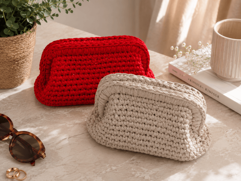 Mollyclutch i Ribbon | Heklepakke