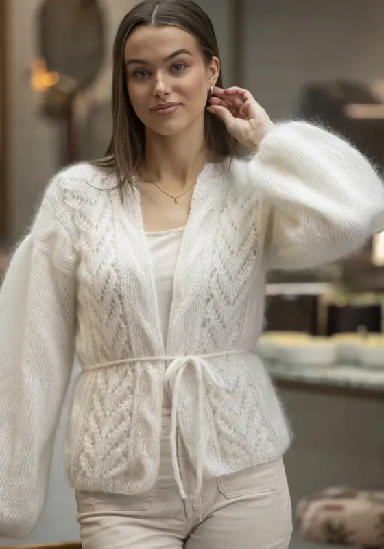 Hyss-jakke i Kid Cotton | Strikkepakke