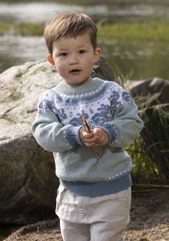 Kanin-genser i Viking Bambino til barn | Strikkepakke