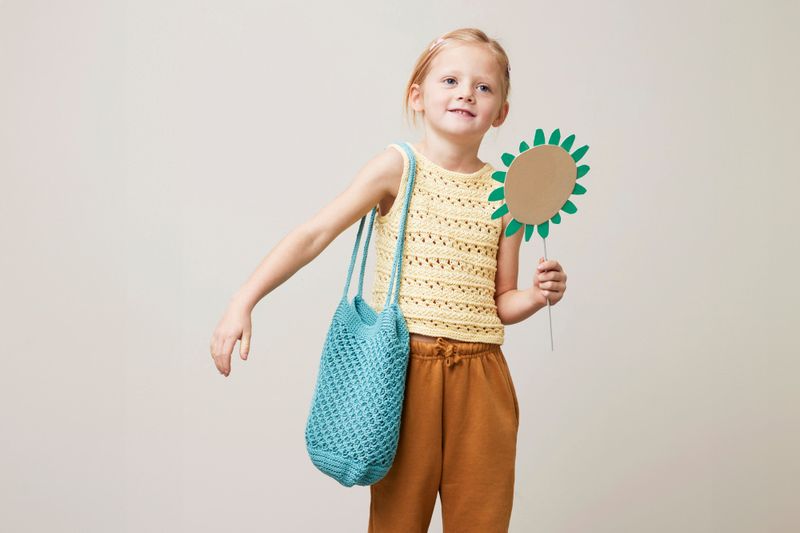 Erle sommersinglet i Petunia | Strikkepakke