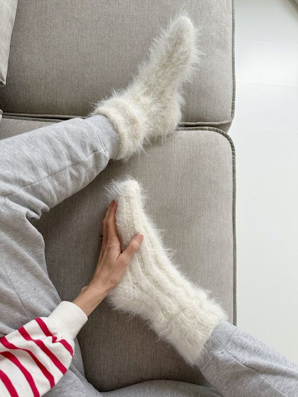 Fuzzy sokker i Basta | Strikkepakke