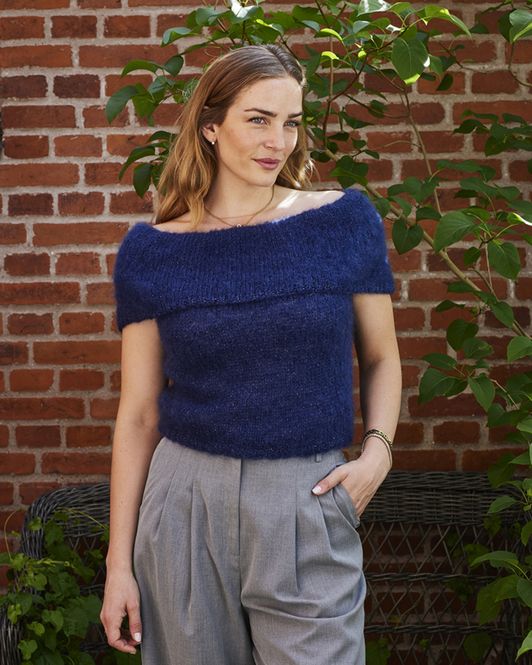 Hovedbilde Off shoulder topp i Bellissima | Strikkepakke
